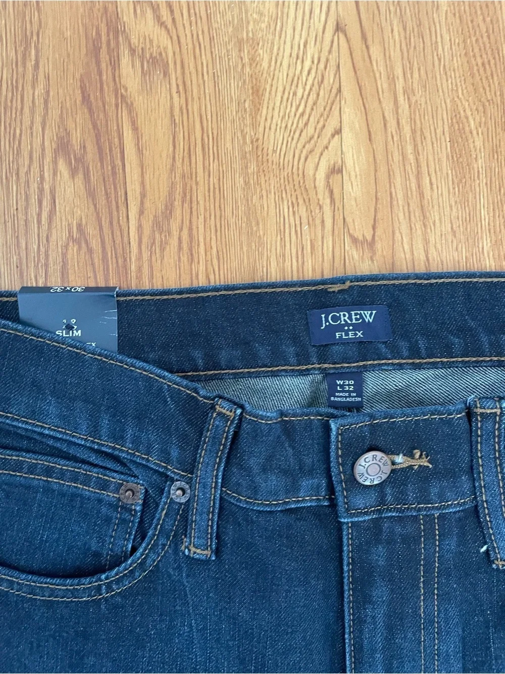 J.Crew Slim-fit Jeans in Vintage Flex fabric.